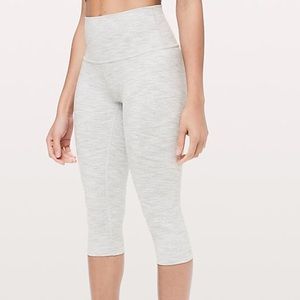 Lululemon High Waisted Cropped Leggings